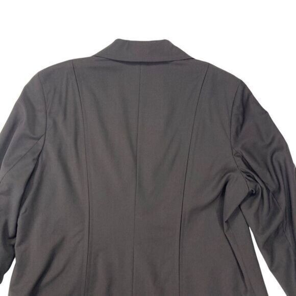 Talbots Wool Blazer Women 16W Brown Single Breasted Career Business Casual New - Picture 6 of 16
